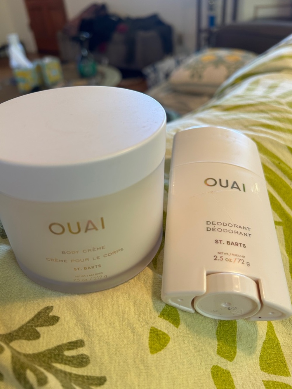 OUAI St. Barts Cream Body Crème & Deodorant Duo - Cream large sizes!